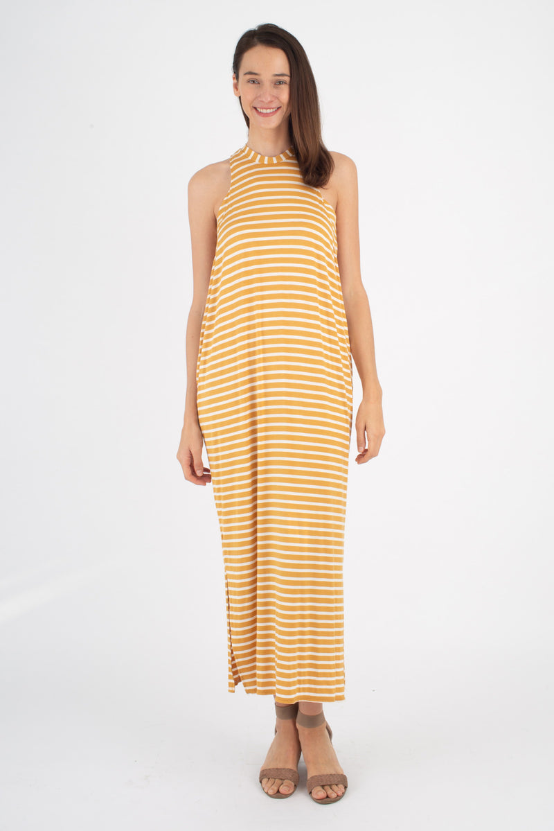 Chad Maxi (Mustard Stripe) - S