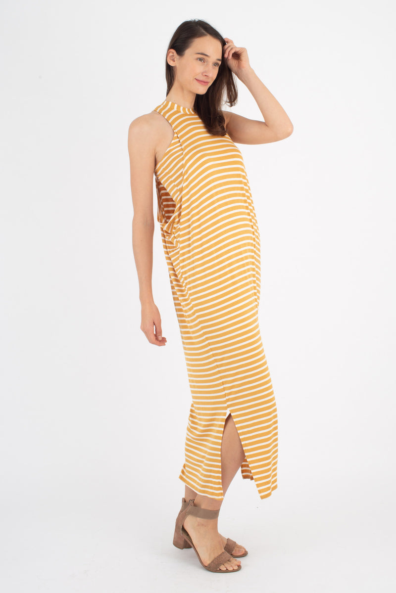 Chad Maxi (Mustard Stripe) - S