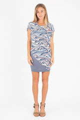 Kit Dress (Rising Tides/Vintage Blue) - S