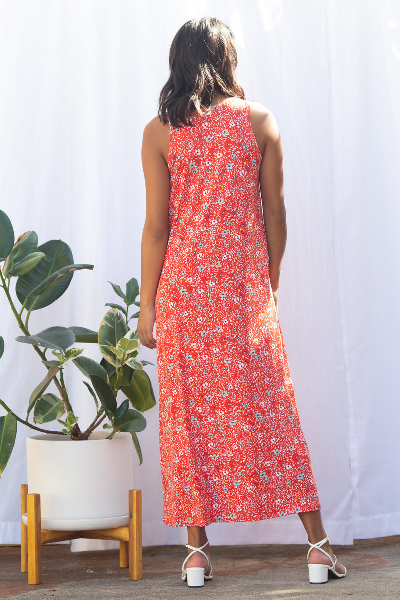 Michael Maxi (Wildflower Red) - XS