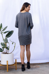 Lynette Dolman Dress (Charcoal) - L