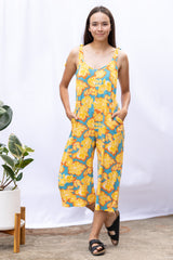 Paisley Jumpsuit (Golden Bloom) - S