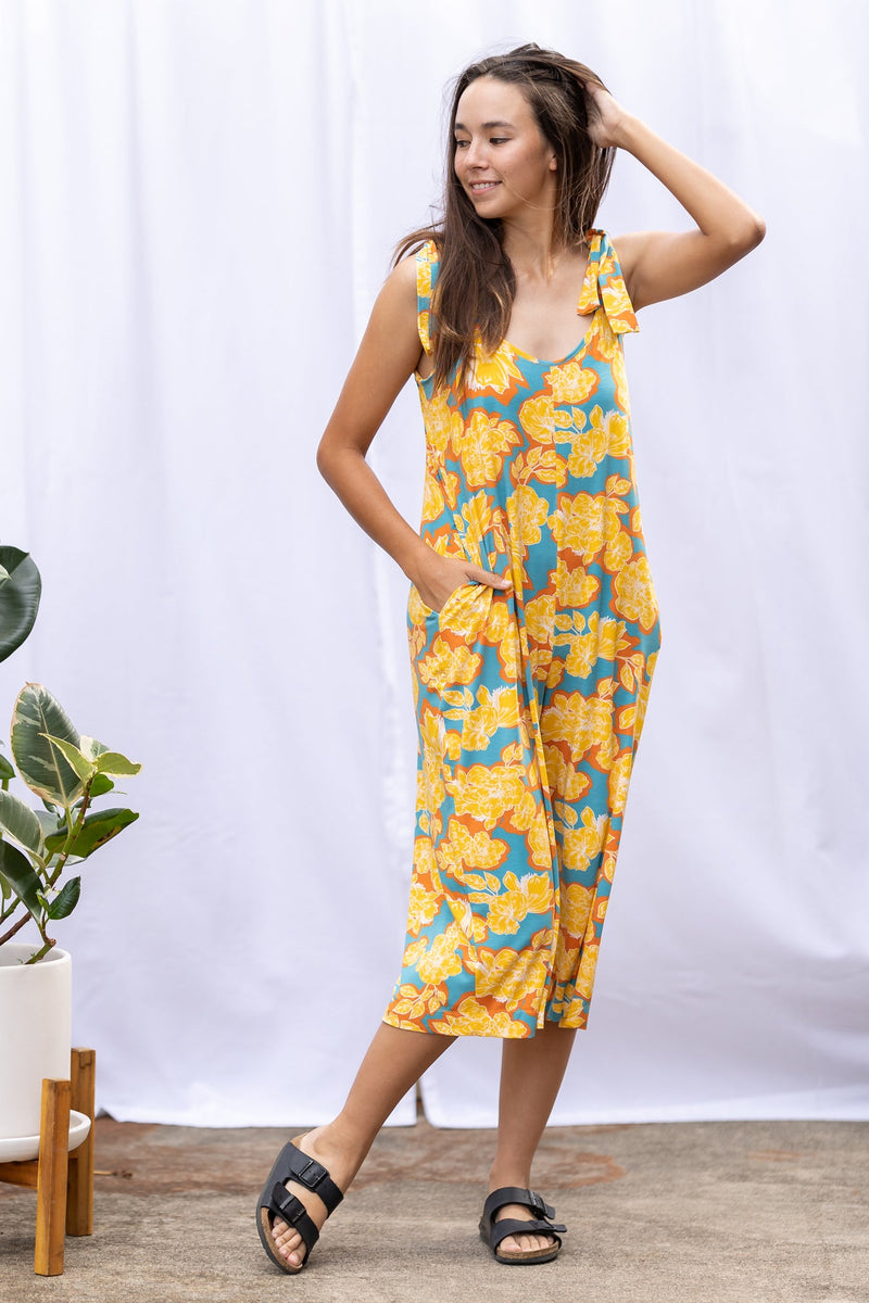 Paisley Jumpsuit (Golden Bloom) - S