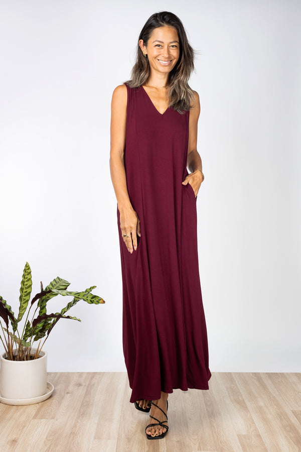 Elaine Maxi (Black Cherry)