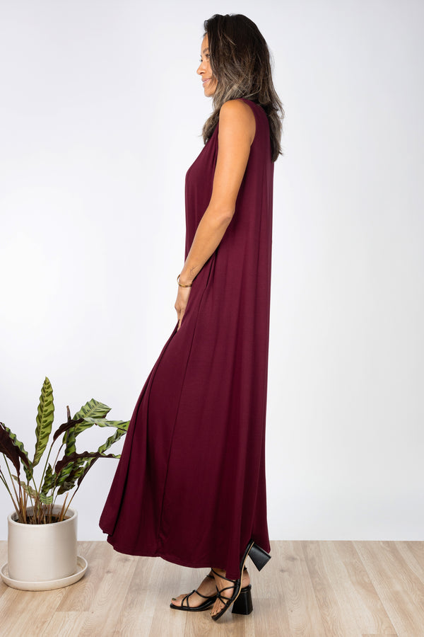 Elaine Maxi (Black Cherry)