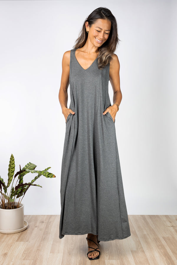 Elaine Maxi (Charcoal)