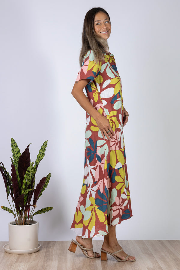Sasha Aloha Dress (Naupaka)