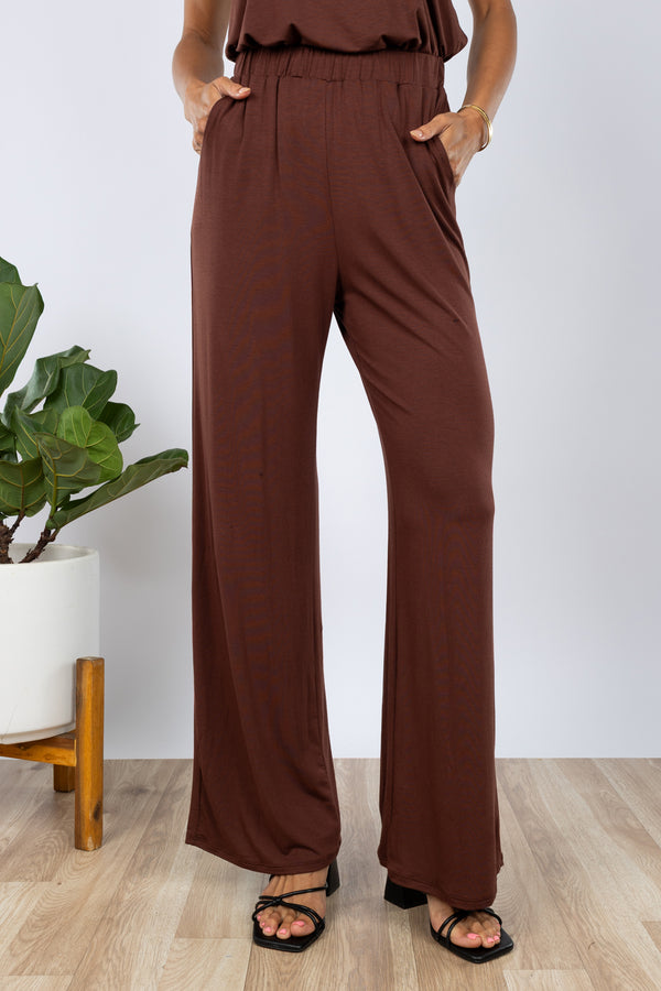 PRE-SALE Parker High-Waist Pant (Chocolate)