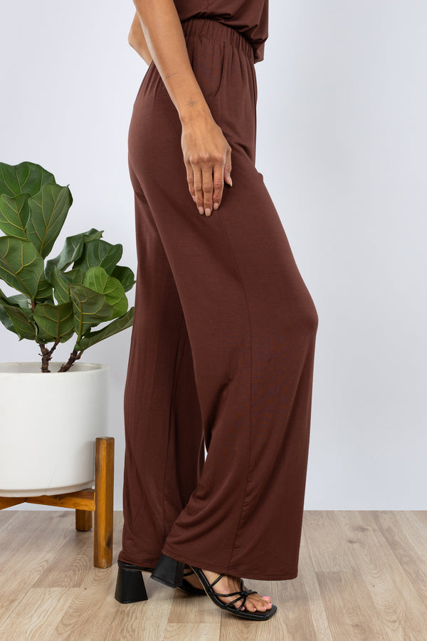 PRE-SALE Parker High-Waist Pant (Chocolate)