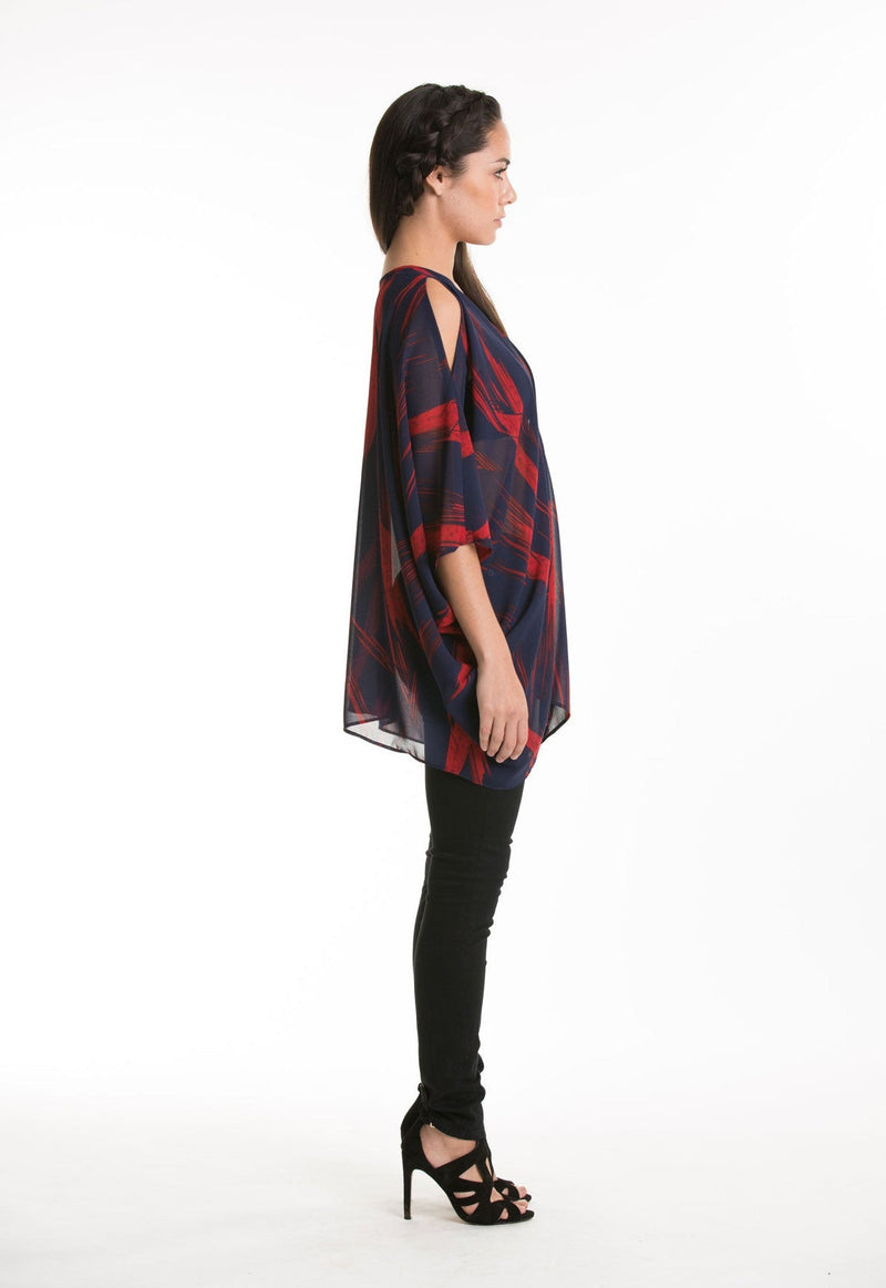 Tamara Kaftan (Navy/Red) - O/S