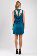 Danica Racer Back Dress (Teal) - S