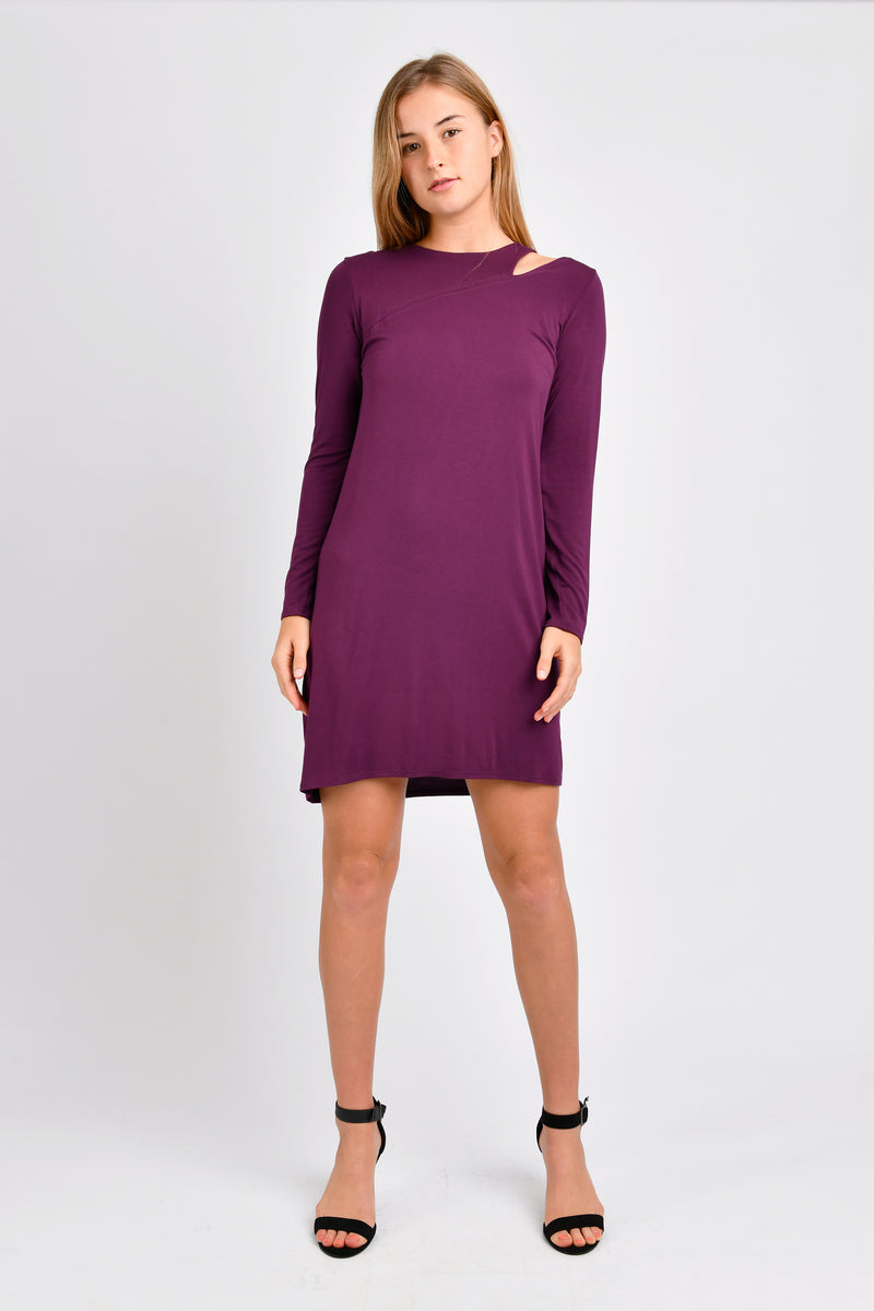 Eve Long Sleeve Dress (Amaranthine) - M