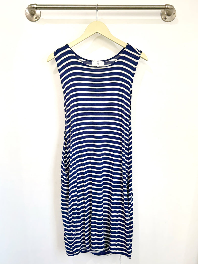 Brandon Tank Dress (Navy Stripe) - L