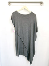 Sienna Asym Dress (Charcoal) - XS