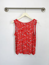 Nikki Tank Top (Wildflower Red) - S