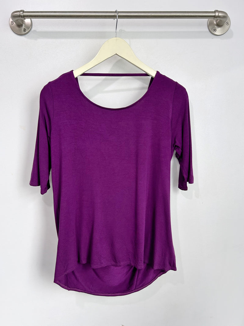 Sophie Cowl-Back Top (Orchid) - S