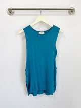 Courtney Layered Tank (Turquoise) - XS