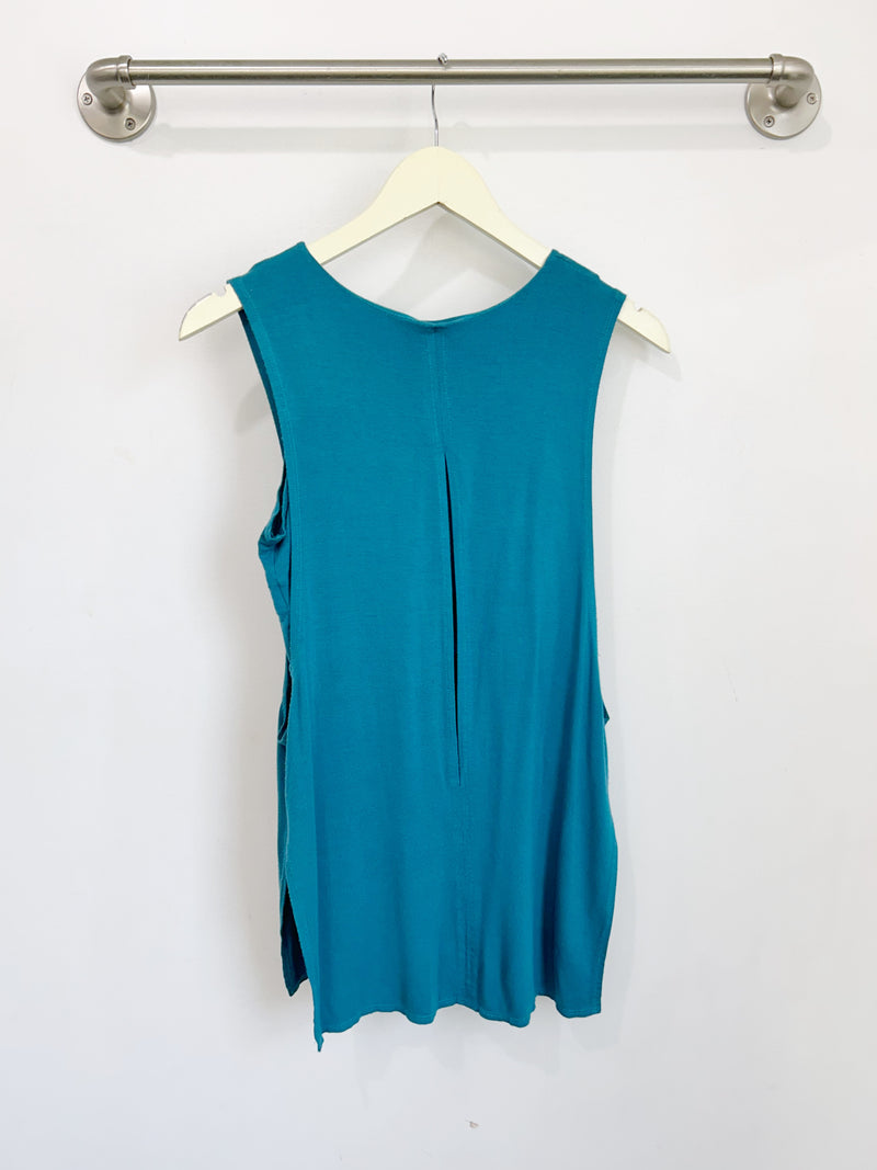 Courtney Layered Tank (Turquoise) - XS