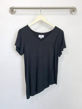 Gemma Asymmetrical Tunic (Black) - XS