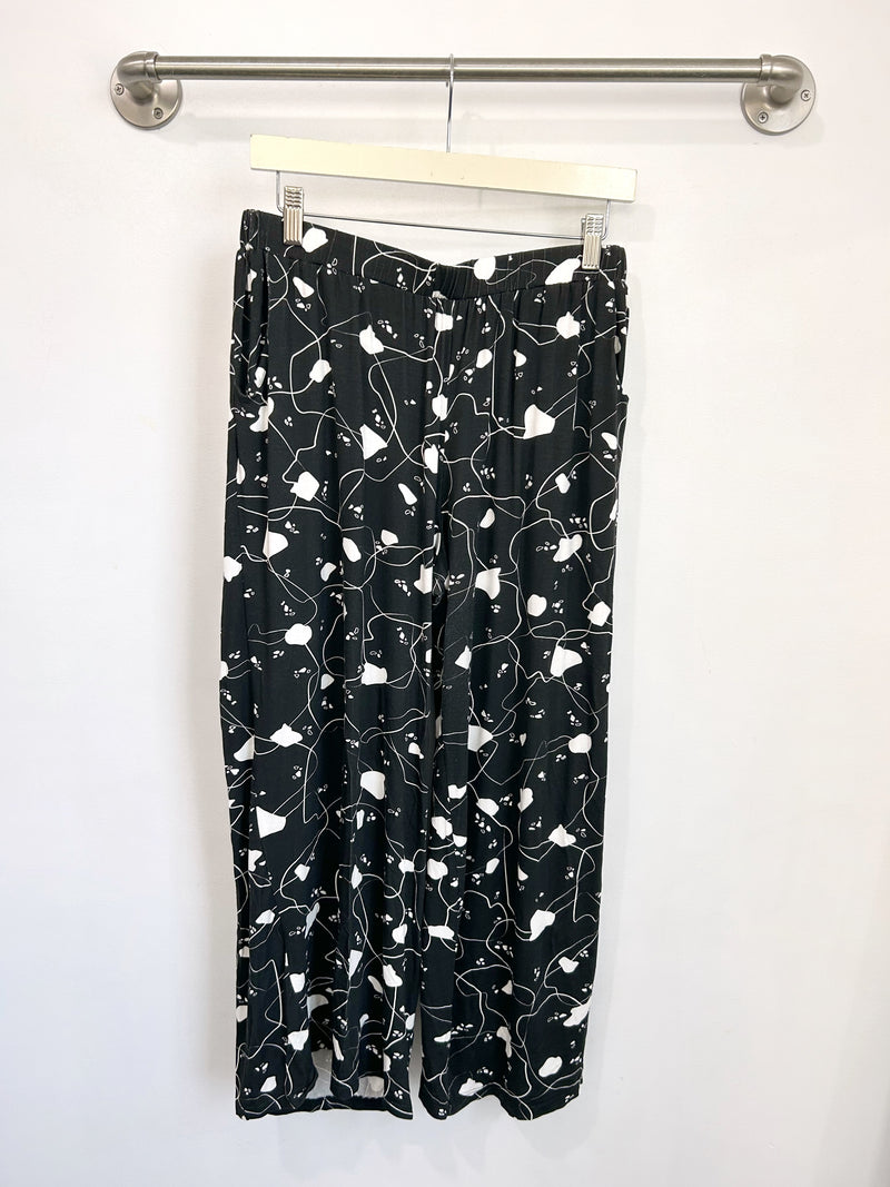 Parker High-Waist Pant (B/W Jigsaw) - L