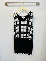 Kate Tennis Dress (Grid Print) - L