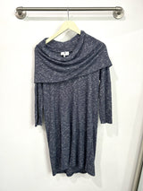 Stella Sweater Dress (Navy Sweater Knit) - M