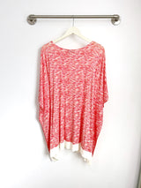 Lea Kaftan Dress (Coral Line Print) - XS/S