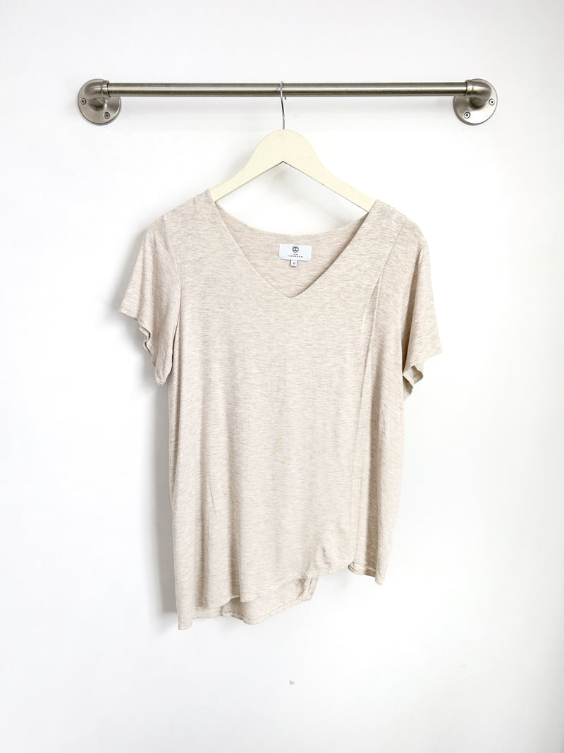 Gemma Asymmetrical Tunic (Oatmeal) - L