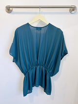 Rylen Kimono Top (Teal) - M/L