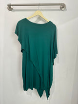 Sienna Asymmetrical Dress (Emerald) - XS