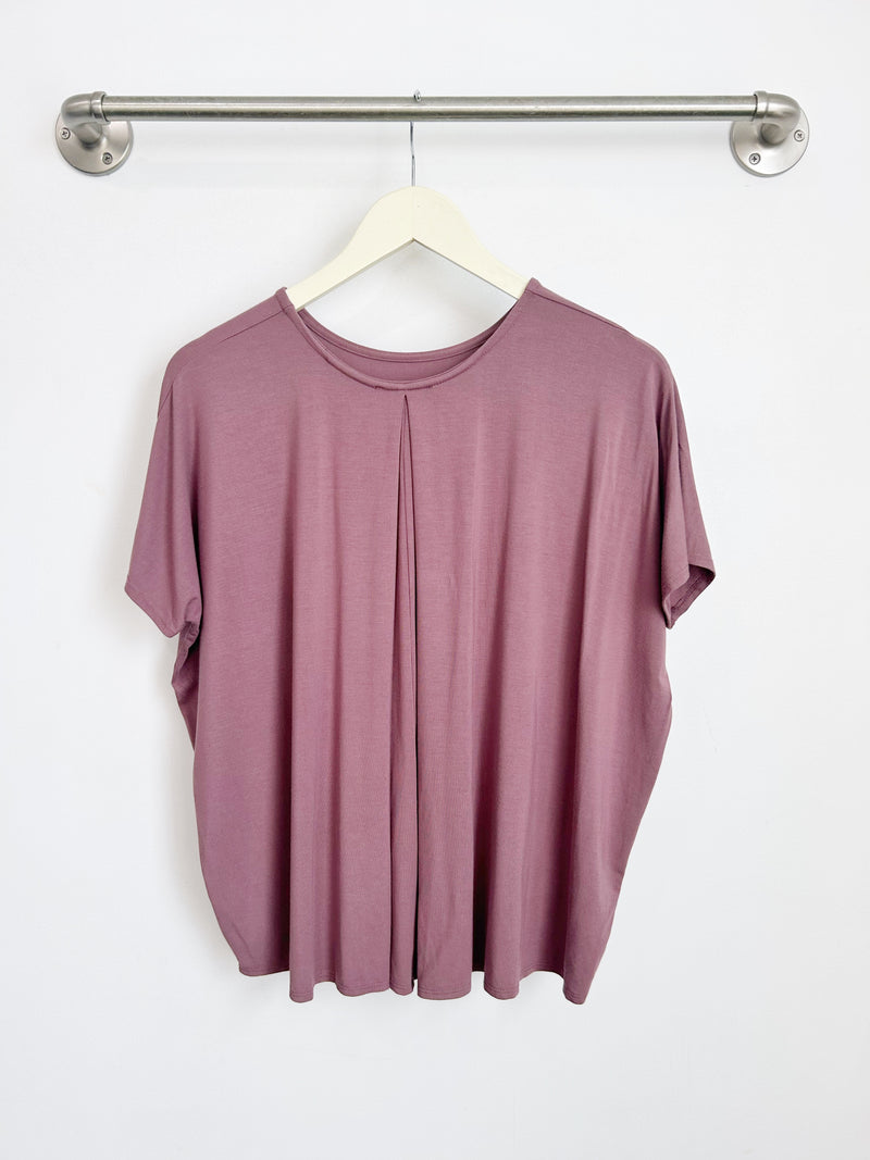 Alisa Box Pleat Top (Belladonna) - S