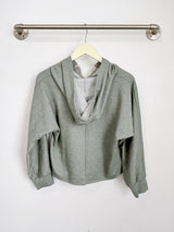 Bella Hoodie (Sage Fleece) - XS