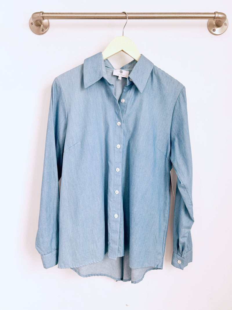 Sloane Button-Down Shirt (Lt. Denim) - L