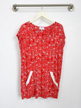 Dawn Dress (Wildflower Red) - S