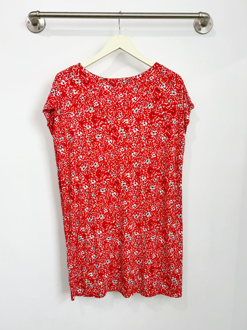 Dawn Dress (Wildflower Red) - S