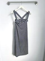 Milly Dress (Navy Stripe) - XS