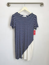 Tommy T-Shirt Dress (Navy Stripe) - XS