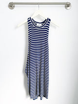 Chad Layered Dress (Navy Stripe) - L