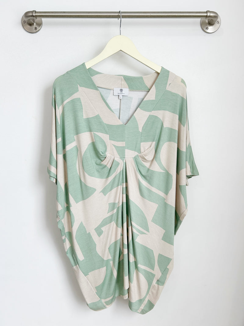 Jade Kaftan Dress (Sea Salt Deco) - L