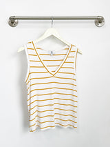 Nikki Tank Top (Mustard Stripe) - S