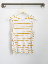 Nikki Tank Top (Mustard Stripe) - S