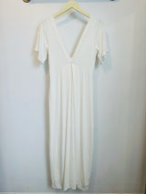 Kori Pleated Maxi (Ivory) - XXS