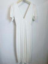 Kori Pleated Maxi (Ivory) - XXS