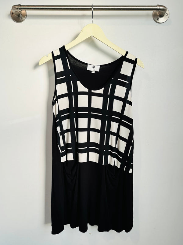 Kate Tennis Dress (Grid Print) - XS/S