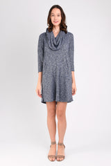 Stella Sweater Dress (Navy Sweater Knit) - M