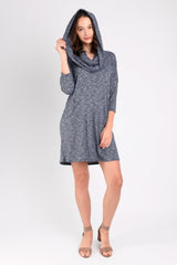 Stella Sweater Dress (Navy Sweater Knit) - M