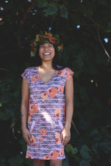 Kealopiko Dawn Dress (Pua Hau) - S