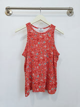 Michael Racer Tank Top (Wildflower Red) - M