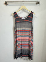 Rachel Dress (Blue Stripe Mix) - L