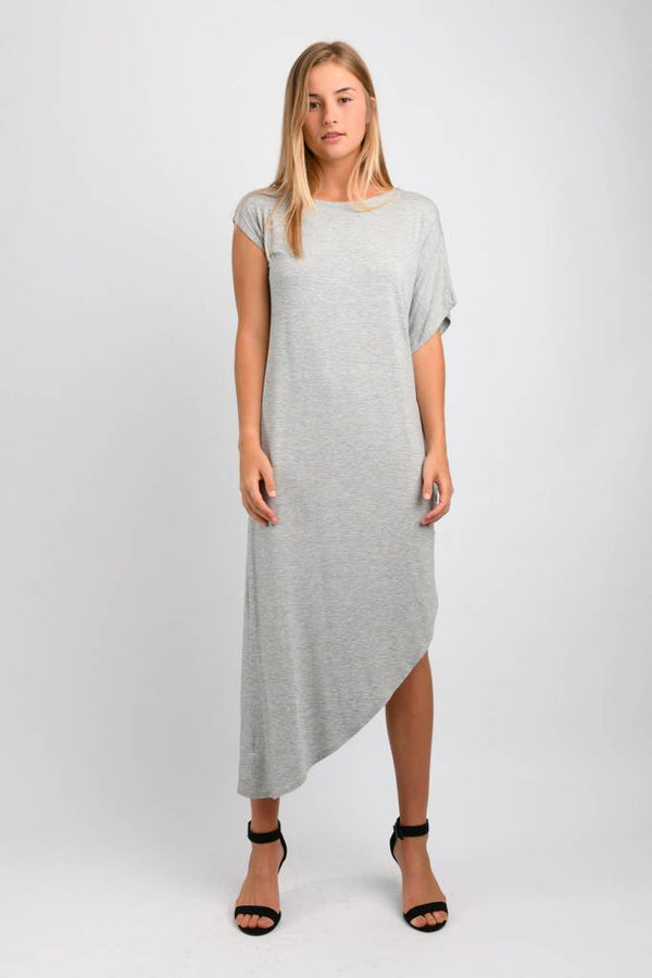 Lola Asymmetric Maxi (Heather Grey) - XS